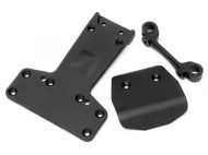 HPI E-FIRESTORM 85210 - SKID PLATE/REAR CHASSIS SET